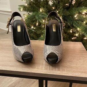 Sling back sandals